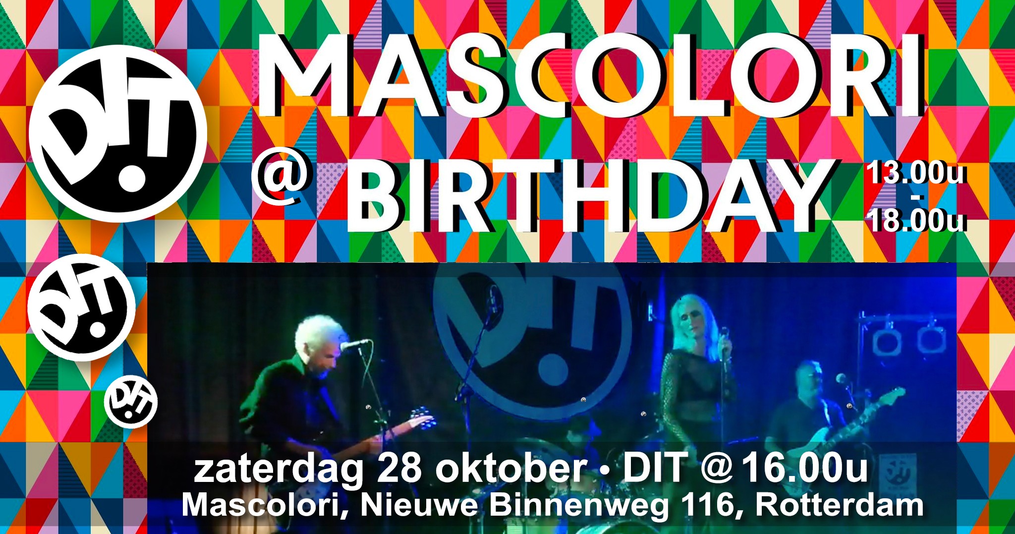 DIT viert 12 jaar Mascolori!